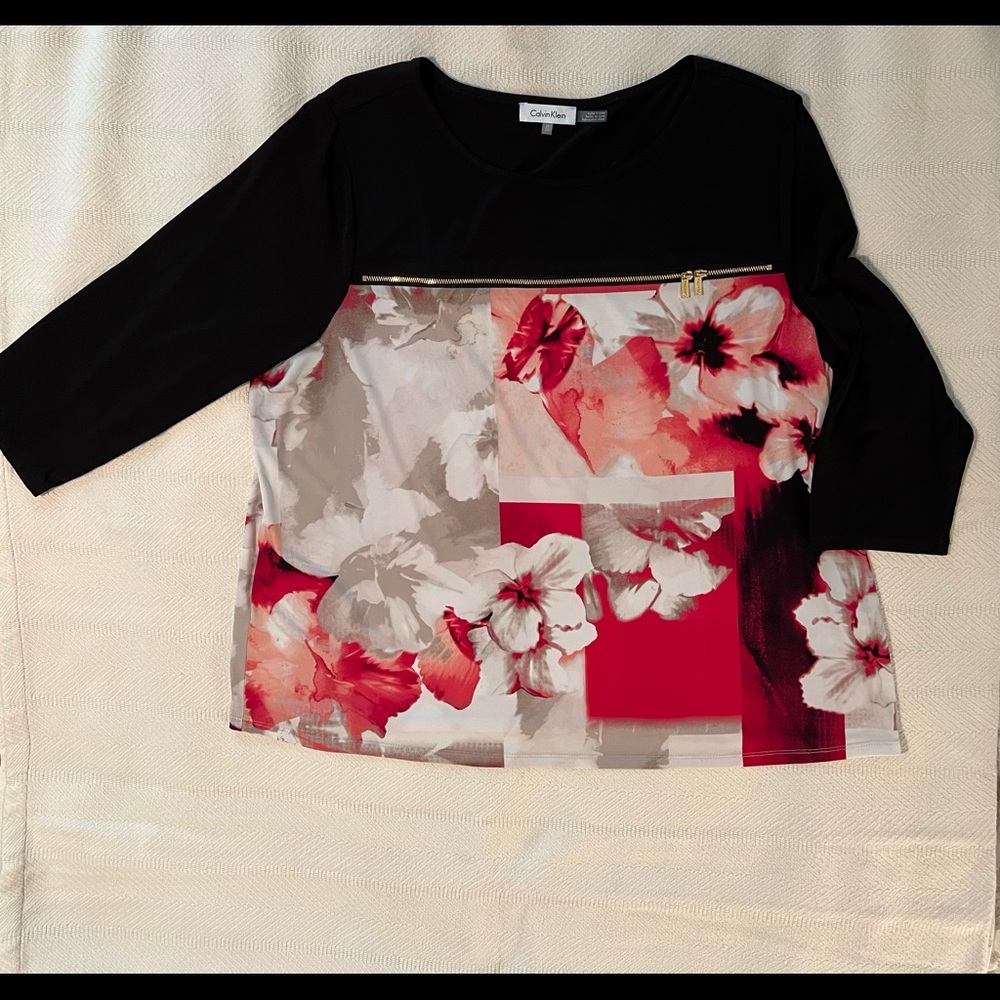 Calvin Klein 2X women’s casual blouse.